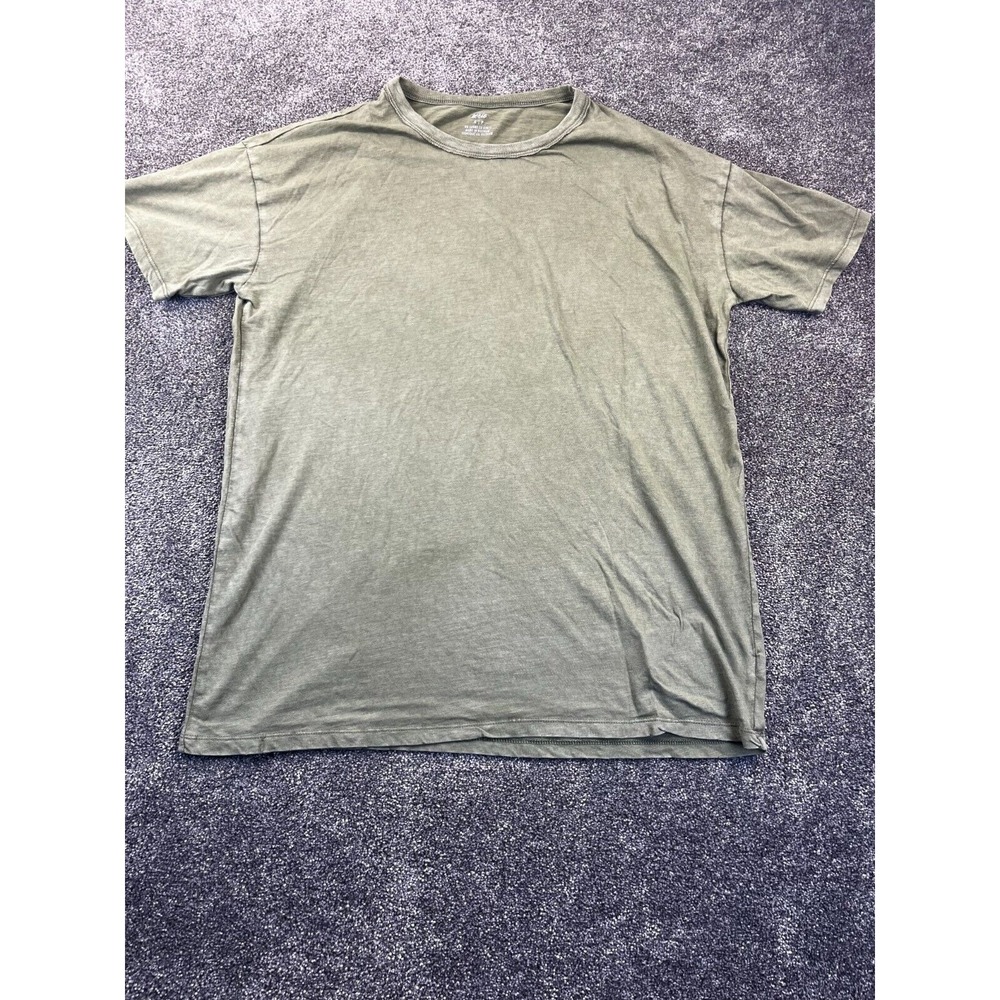 Aerie T-Shirt Mens Small Relaxed Fit Crewneck Short Sleeve Cotton Pullover Green